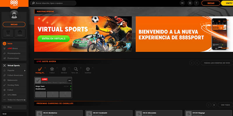 Sitio web de apuestas de 888sport